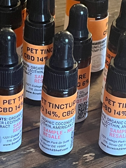 Pet Tincture 30 ML  - CBD (3000mg) & CBG (1500mg) for Cats and Dogs