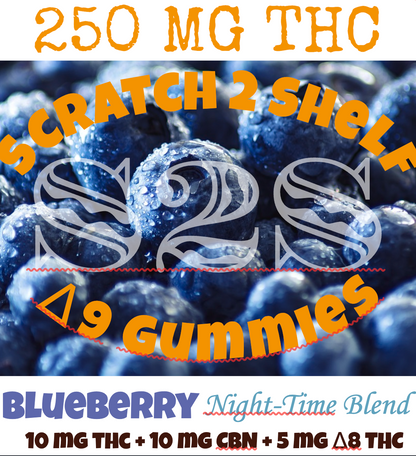 THC Gummies : 250 - 300 mg