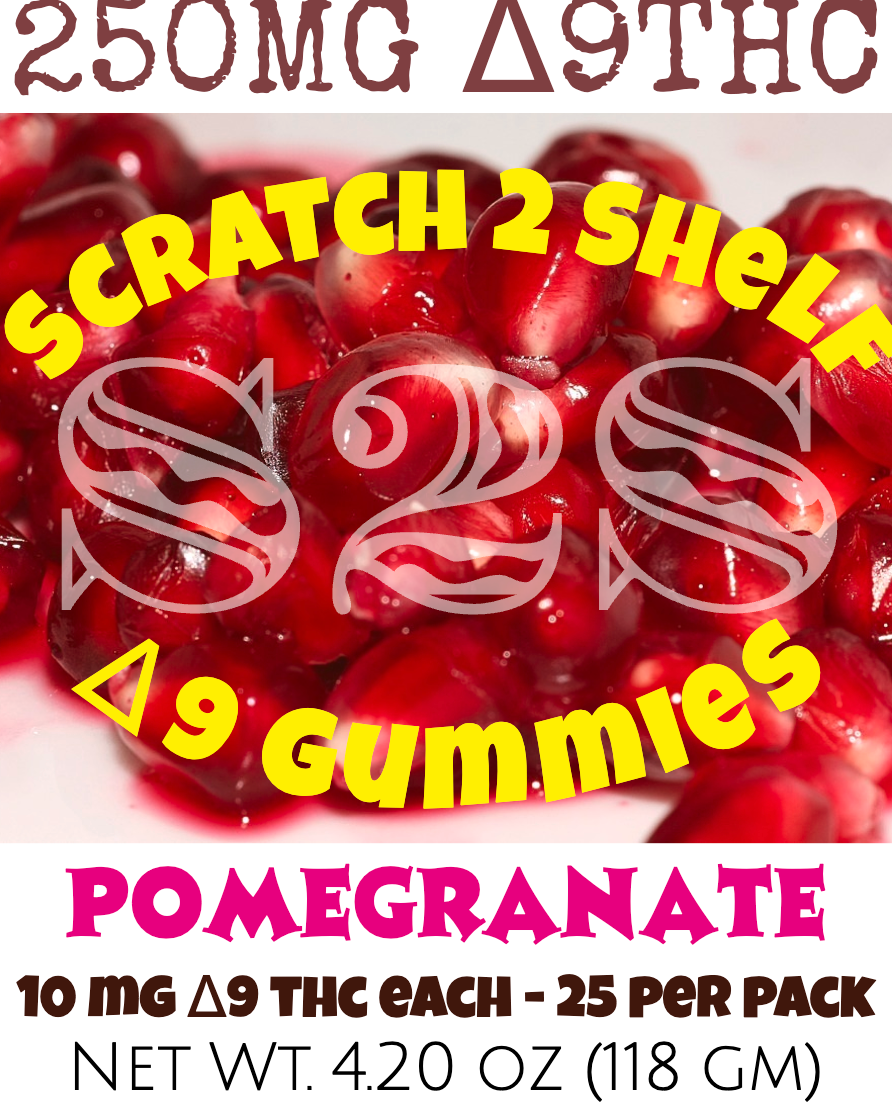 THC Gummies : 250 - 300 mg