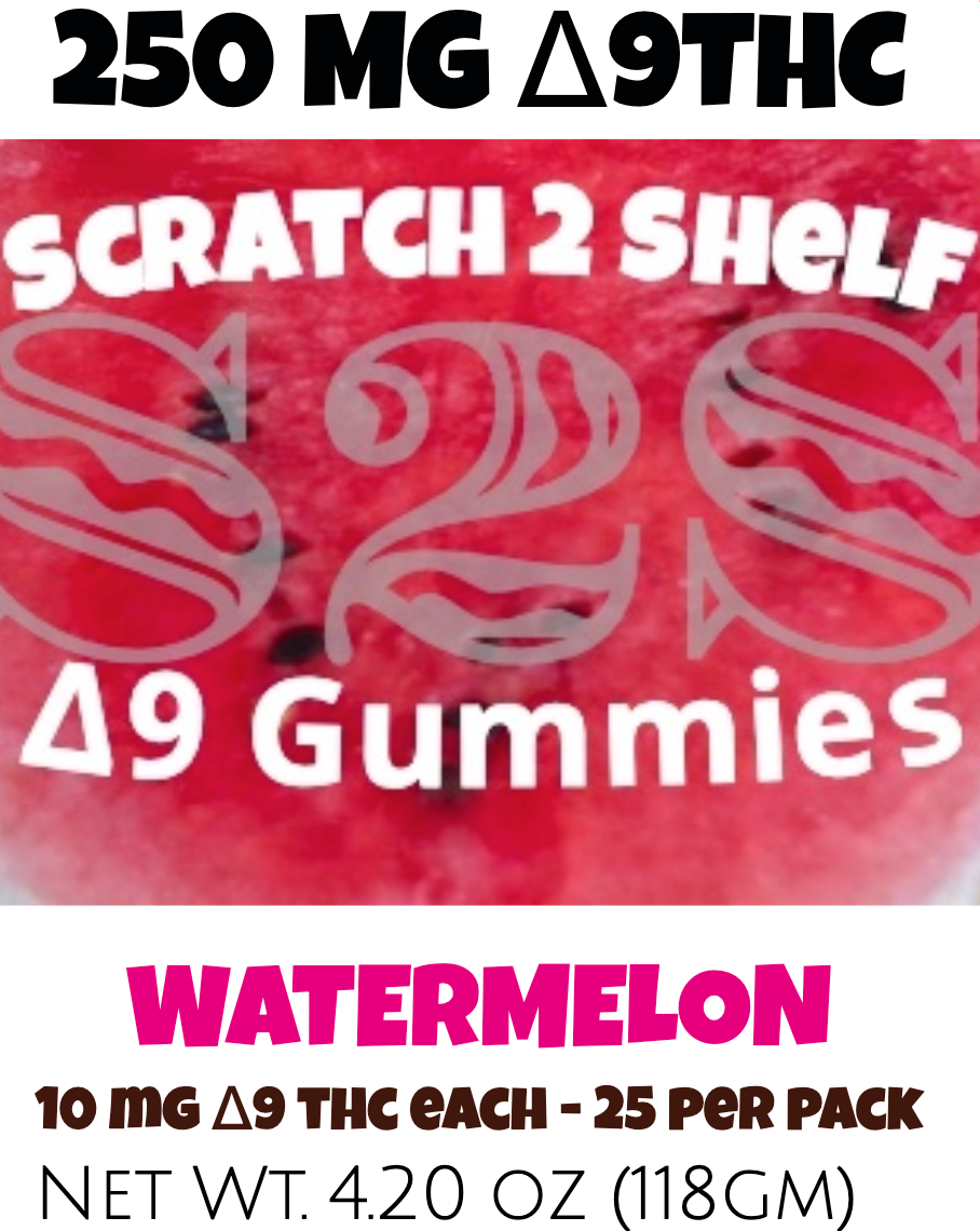 THC Gummies : 250 - 300 mg