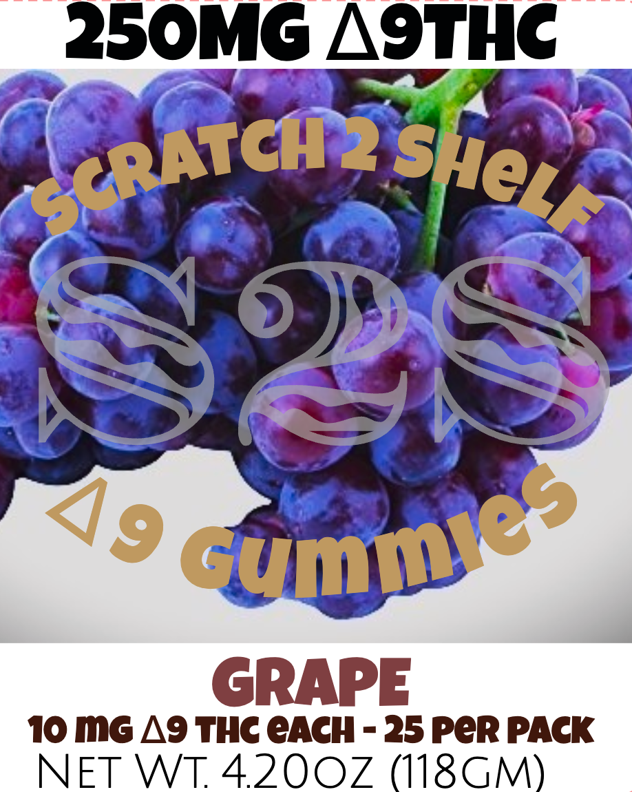 THC Gummies : 250 - 300 mg